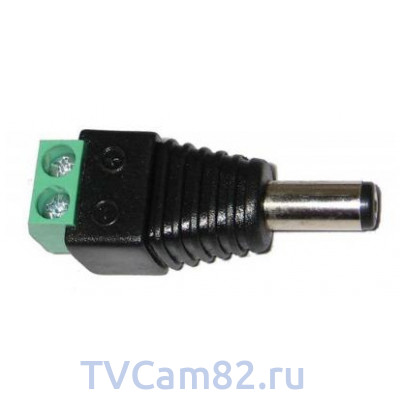 Разъем питания (папа) DC-04M 2.1мм, колодка под винт Разъем питания (папа) DC-04M 2.1мм, колодка под винт
