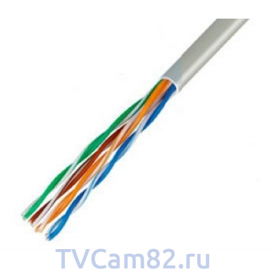 Кабель UTP 5e 4x2x0.5 мм, CCA, внутренний Кабель UTP 5e 4x2x0.5 мм, CCA, внутренний