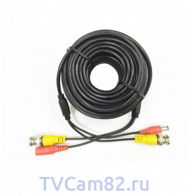 Кабель для видеонаблюдения BNC+DC 10м Кабель для видеонаблюдения BNC+DC 10м