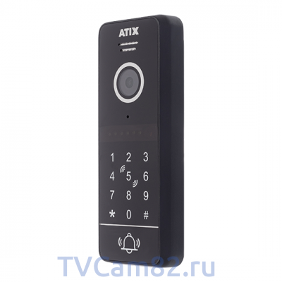 Вызывная панель к видеодомофону ATIX AT-I-D31F/CKR Black Вызывная панель к видеодомофону ATIX AT-I-D31F/CKR Black
